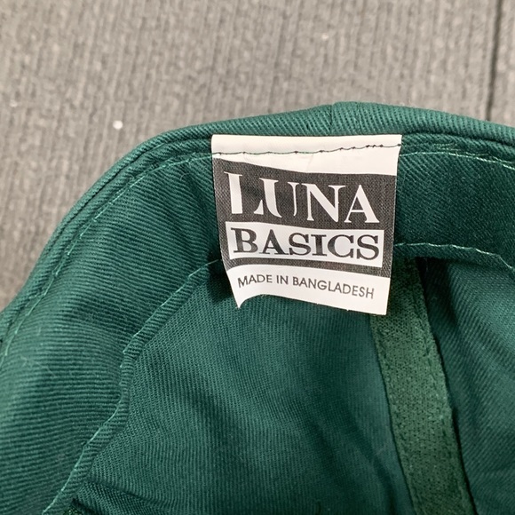 Vintage Prima Rope Snapback Hat Mens Adjustable Green Baseball Cap Luna Basics - Picture 11 of 11